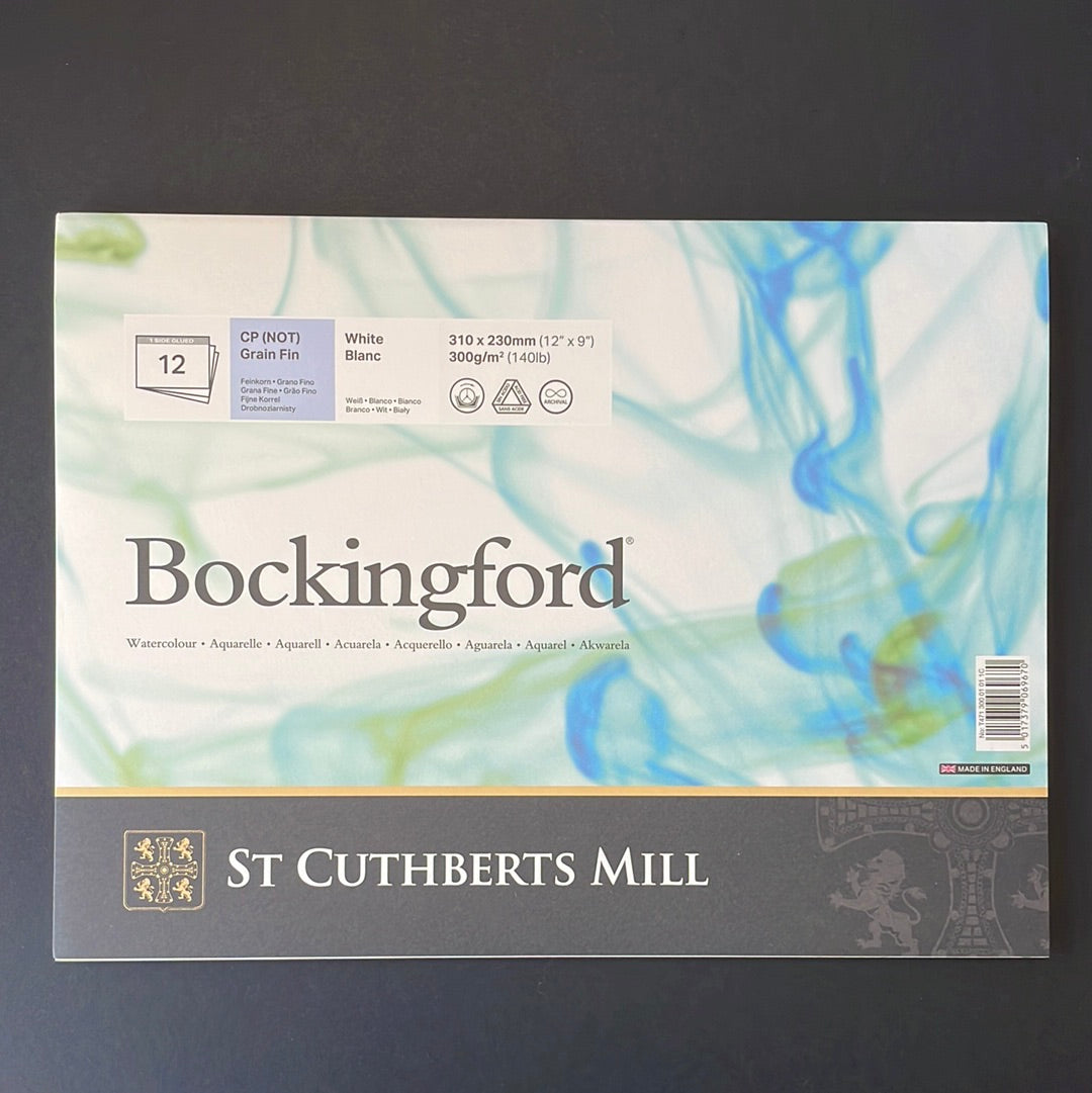 Bockingford Watercolour Paper - Glued Pads 300gsm