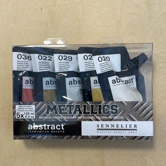 Sennelier Abstract Metallics Set of 5