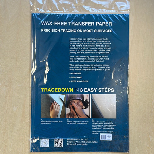 Wax free A3 transfer paper pack of 5