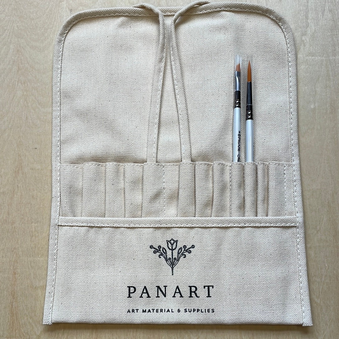 Panart Brush Wrap 12 short handles brush capacity
