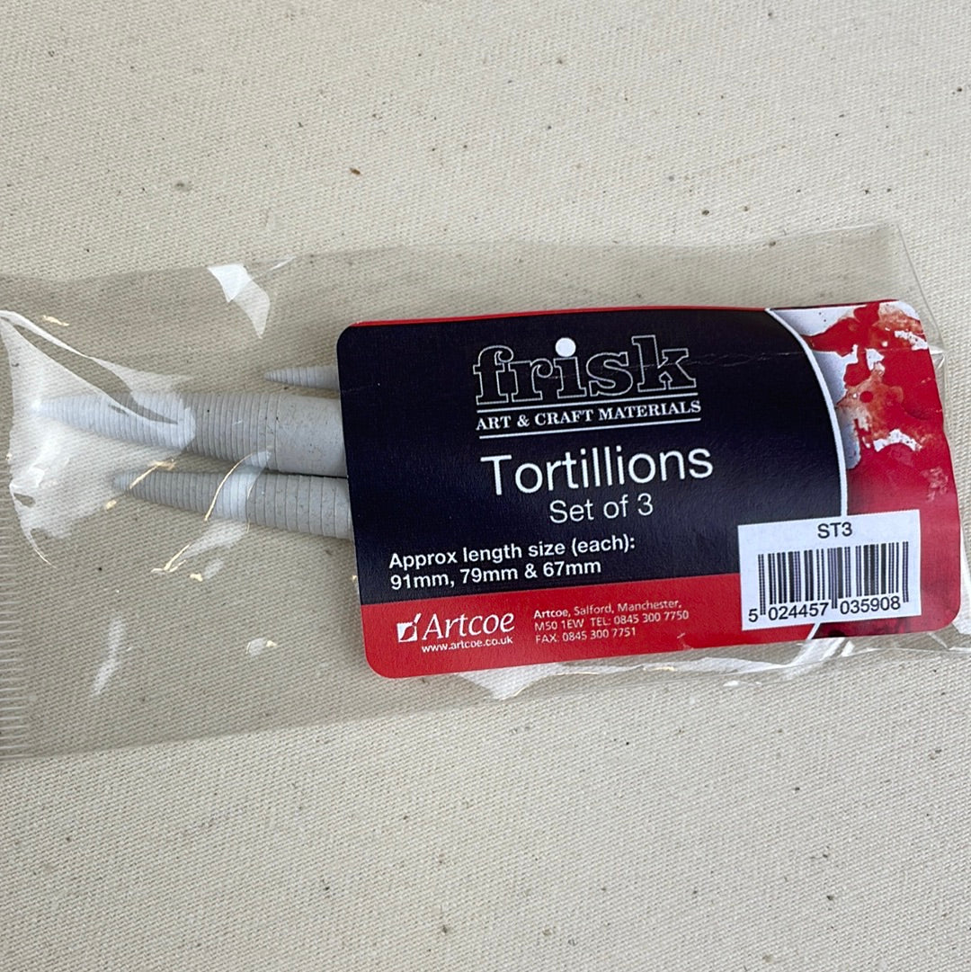 Frisk paper tortillons pack of 3